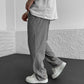 Ribbed Tube Leg Trousers